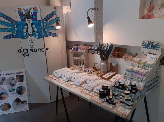 Jabones artesanales elaborados por Belinda Caldera/TA.